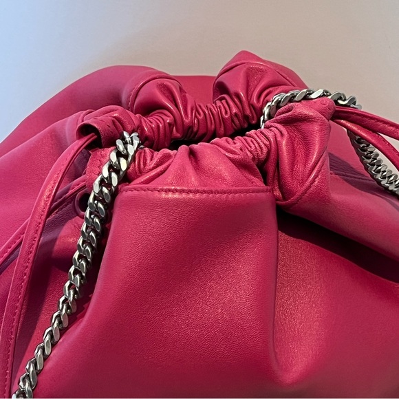 Saint Laurent Teddy Bucket Bag Pink - Picture 10 of 14